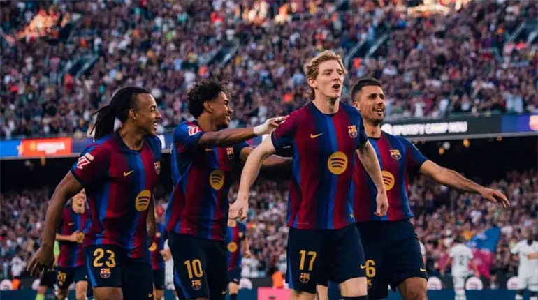 Barcelona se afianza en el liderato de la Liga de Espa&ntilde;a; Real Madrid sufre, pero saca los tres puntos