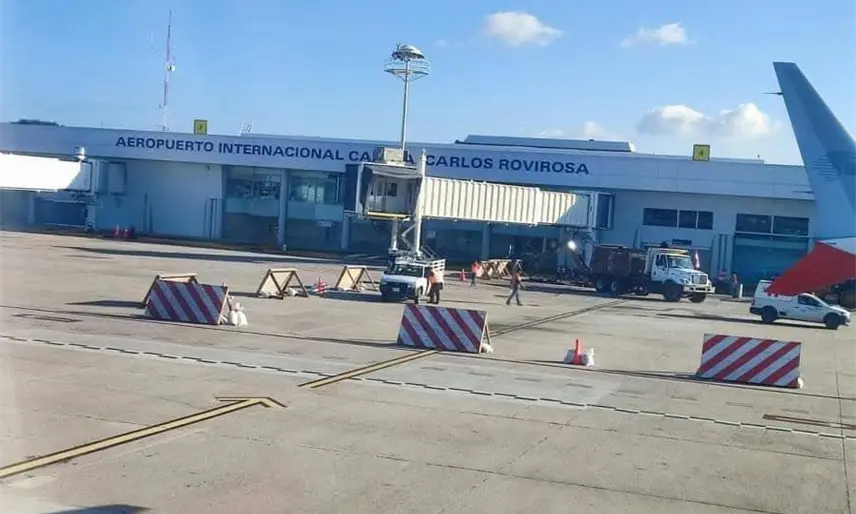 Aeropuerto de Villahermosa registra incremento de 9.4% en tráfico de pasajeros en septiembre