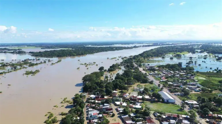 Prev&eacute;n incremento del r&iacute;o Usumacinta por escurrimientos de lluvias en Chiapas y Guatemala