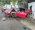 Aparatoso accidente automovil&iacute;stico en los l&iacute;mites de Para&iacute;so y Comalcalco