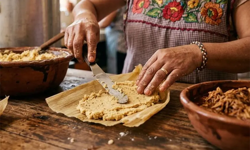 Anuncia Padre Tiktokero venta de tamales para el Día de Muertos en beneficio de la parroquia de Chiltepec