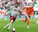Robin Fellhauer, del Augsburg, anota con 8.3 segundos, el gol m&aacute;s r&aacute;pido de la Bundesliga