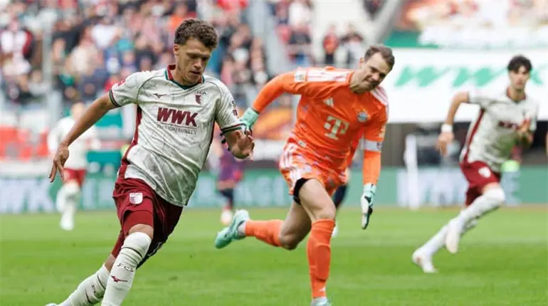 Robin Fellhauer, del Augsburg, anot&oacute; con 8.3 segundos, el gol m&aacute;s r&aacute;pido de la Bundesliga