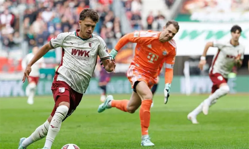 Robin Fellhauer, del Augsburg, anotó con 8.3 segundos, el gol más rápido de la Bundesliga