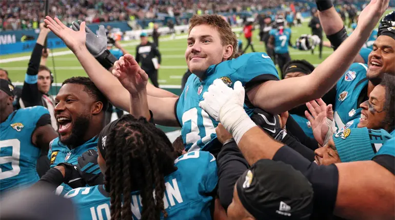 Jacksonville protagoniza remontada &eacute;pica sobre Philadelphia en Londres; Patriotas y Vikingos ganan en la semana 5 de NFL