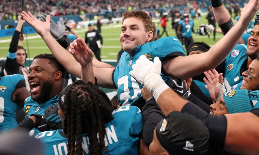 Jacksonville protagoniza remontada épica sobre Philadelphia en Londres; Patriotas y Vikingos ganan en la semana 5 de NFL