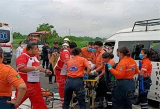 10 heridos deja fuerte accidente en la Macuspana – Villahermosa