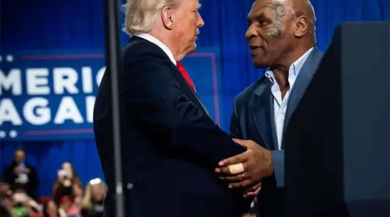 Donald Trump viaja a Syracuse con Mike Tyson para apoyar a Bruce Blakeman