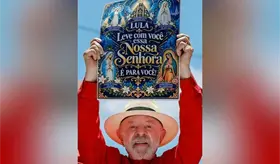 Lula aparece con imagen de la Virgen de Guadalupe durante campa&ntilde;a presidencial en Brasil