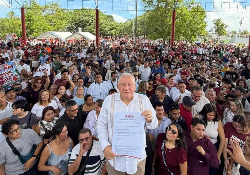 Rafa Marín se inscribe para competir por la alcaldía de Benito Juárez, Quintana Roo Rafa Marín se inscribe para competir por la alcaldía de Benito Juárez, Quintana Roo