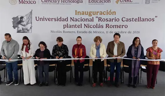 La educaci&oacute;n cierra la puerta a la delincuencia: Sheinbaum al inaugurar universidad