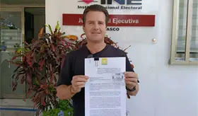 Formaliza Gaudiano denuncia contra el IEPC ante el INE