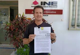 Formaliza Gaudiano denuncia contra el IEPC ante el INE