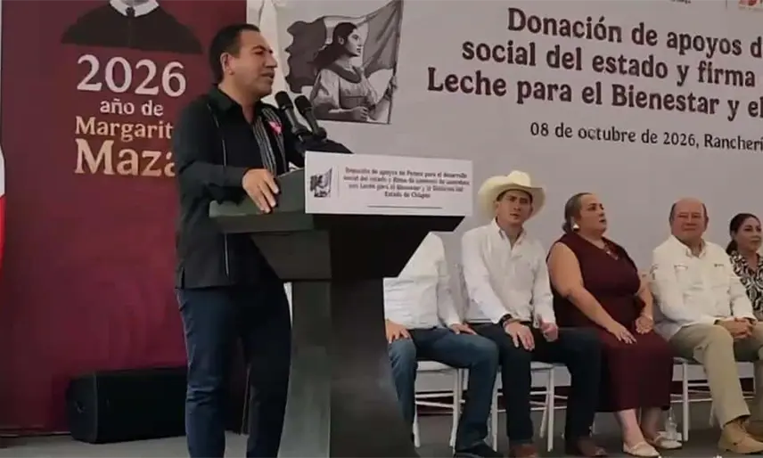 Como gran luchador social califica gobernador de Chiapas al gerente de responsabilidad social de Pemex, Raúl Ojeda