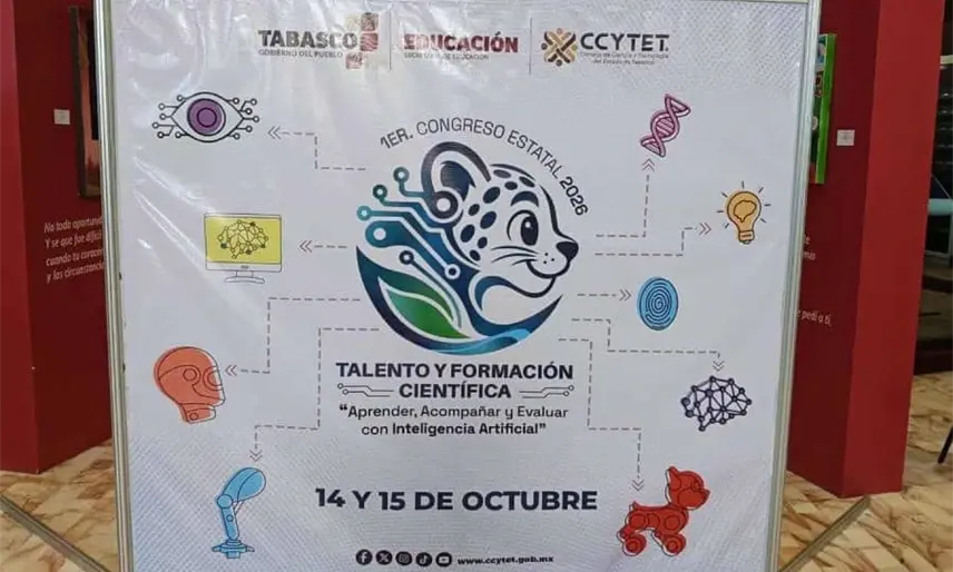 Inauguran el Primer Congreso Estatal de Talento y Formación Científica en Tabasco con enfoque en IA
