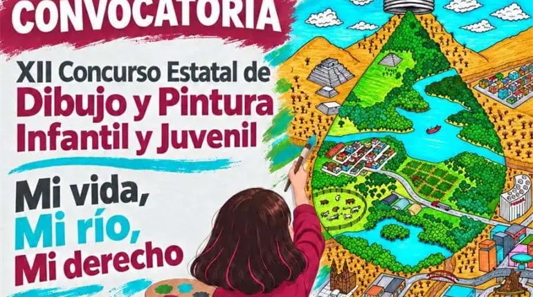 Anuncia Conagua y CEAS el Concurso Estatal de Dibujo y Pintura Infantil y Juvenil 2026