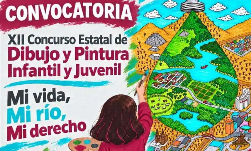 Anuncia Conagua y CEAS el Concurso Estatal de Dibujo y Pintura Infantil y Juvenil 2026
