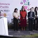 Como oportunistas califica Sheinbaum al PT por respaldar protestas de trabajadores del IMSS