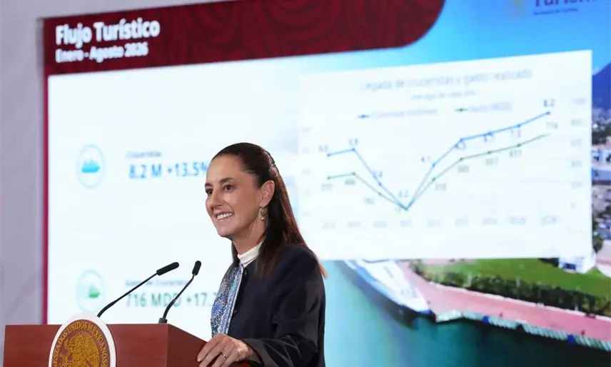 Anuncia Sheinbaum automatización de Migración para agilizar entradas y salidas de turistas