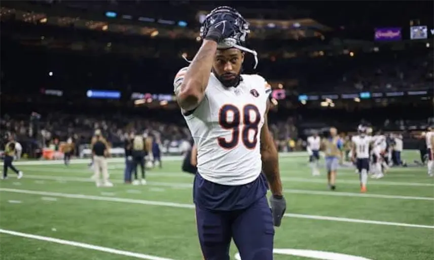 Suspende la NFL a Montez Sweat, de Chicago, por violar política de usar sustancias para mejorar rendimiento