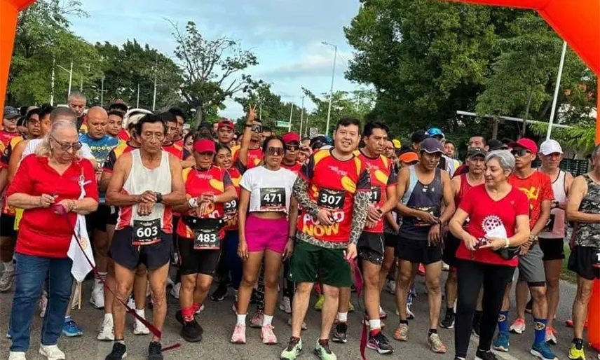 Presentan la 9na carrera atlética ´Pongamos fin a la Polio´ del Club Rotario Tabasco