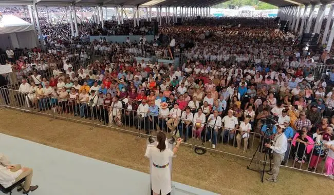 TEPJF desecha queja de Movimiento Ciudadano contra visita de Sheinbaum a Tabasco