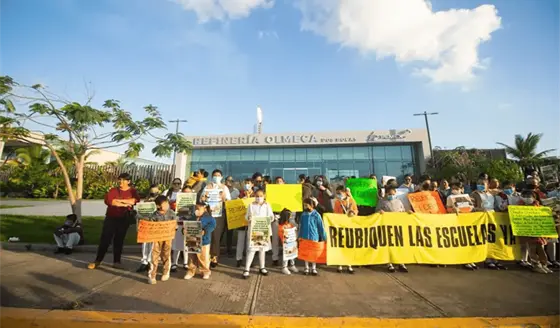 Reconoce SETAB retraso en inicio de construcci&oacute;n de escuelas colindantes a la Refiner&iacute;a Olmeca