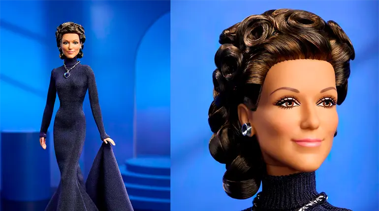 Barbie inmortaliza a C&eacute;line Dion con una mu&ntilde;eca inspirada en su ic&oacute;nica interpretaci&oacute;n de "My Heart Will Go On"