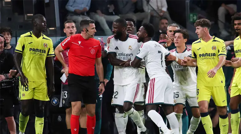 Vinicius Jr., fue sancionado cuatro partidos y se perder&aacute; el cl&aacute;sico ante el Barcelona