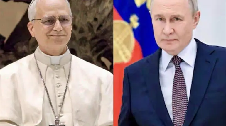 En plena recuperaci&oacute;n, el papa Le&oacute;n XIV habla con Vladimir Putin sobre la crisis humanitaria en Oleshky