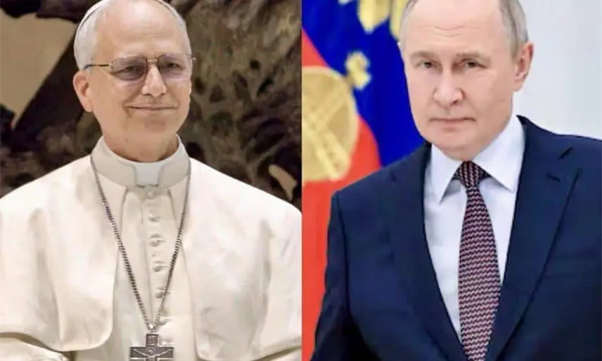 En plena recuperación, el papa León XIV habla con Vladimir Putin sobre la crisis humanitaria en Oleshky