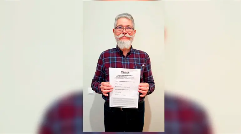 Ricardo de la Pe&ntilde;a se registra en Morena para 6&deg; Distrito; competir&aacute; contra Andy L&oacute;pez