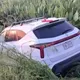 Grava suelta provoca ola de volcaduras en la carretera Minatitl&aacute;n–Coatzacoalcos