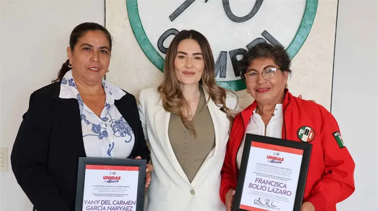 Nombran a Yany del Carmen Garc&iacute;a Narv&aacute;ez presidenta del ONMPRI Tabasco