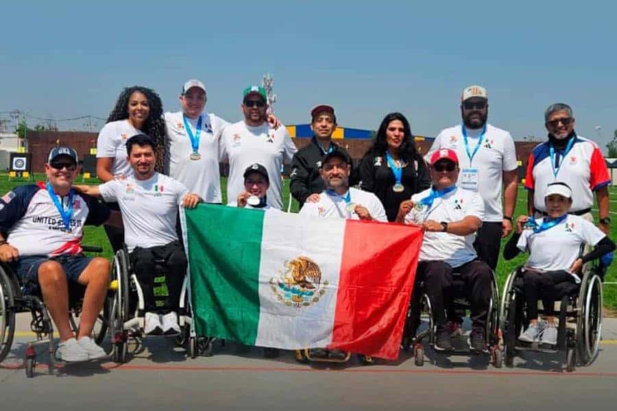 México culmina con 4 medallas su actuación en la Serie Mundial de Para Tiro con Arco 2026 en Chile