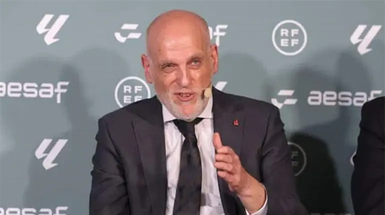 Real Madrid pide la renuncia del presidente de la Liga Espa&ntilde;ola por comparar su se&ntilde;al de TV con propaganda Nazi