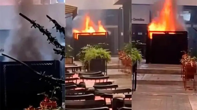 Se registra nuevo incendio plaza City Center