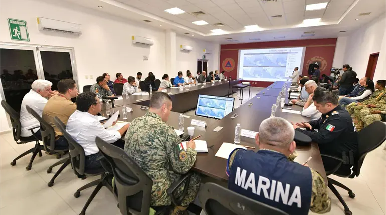 Instala May sesi&oacute;n permanente de la Comisi&oacute;n de Fen&oacute;menos Hidrometeorol&oacute;gicos por frente fr&iacute;o No. 2
