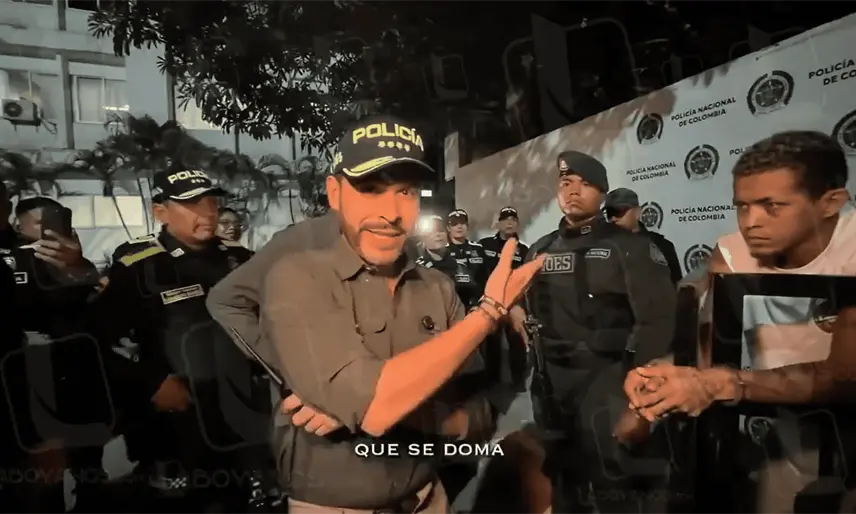 Encara el presidente Abelardo de la Espriella a criminales durante operativos en Colombia