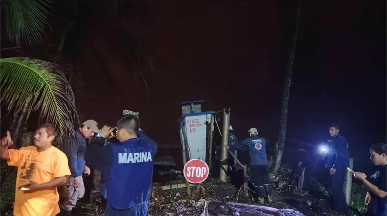 29 viviendas en riesgo por erosi&oacute;n costera en Para&iacute;so y C&aacute;rdenas ante efectos del frente fr&iacute;o 2: PC