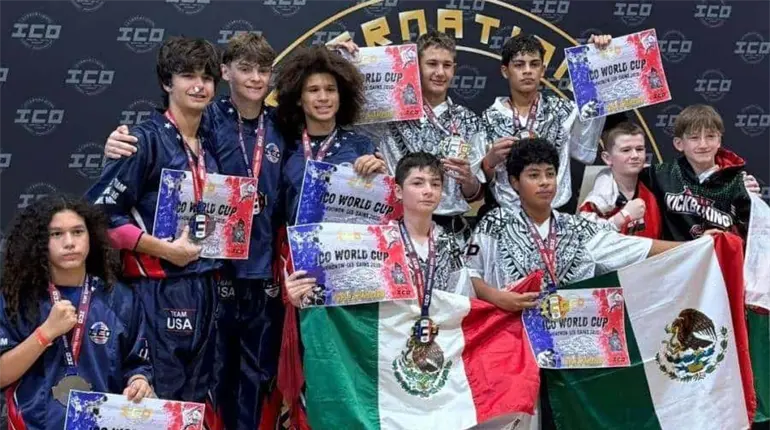 Artemarcialistas tabasque&ntilde;os cosechan cuatro oros en el Mundial ICO de Francia