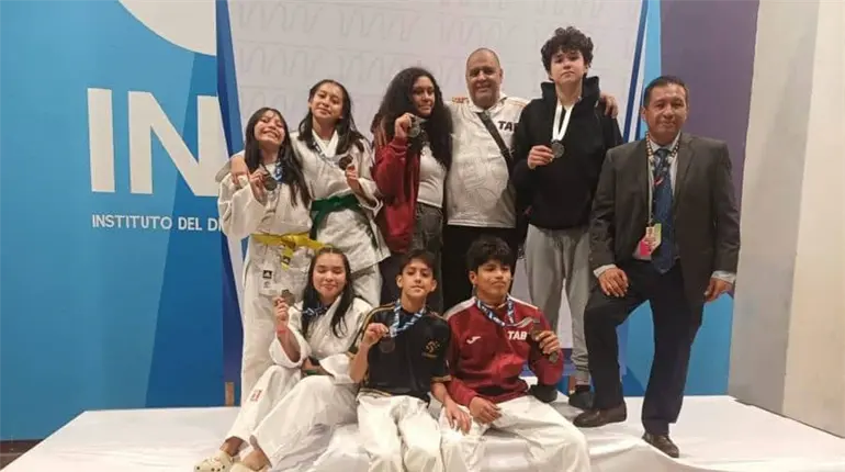 Judokas tabasque&ntilde;os culminan con 9 medallas su participaci&oacute;n en el Nacional de Quer&eacute;taro