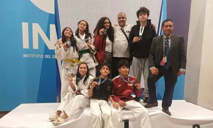 Judokas tabasqueños culminan con 9 medallas su participación en el Nacional de Querétaro