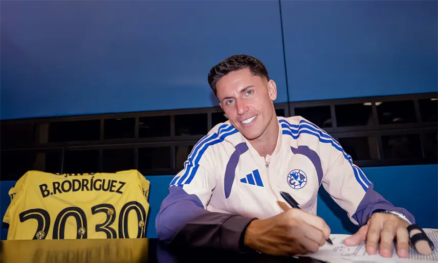 Brian Rodríguez renueva contrato con el América hasta el 2030