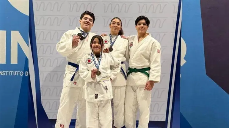 La dinast&iacute;a tabasque&ntilde;a Arg&uuml;ellez P&eacute;rez, brill&oacute; en el Nacional de Judo en Quer&eacute;taro con el dojo Bushido M&eacute;xico