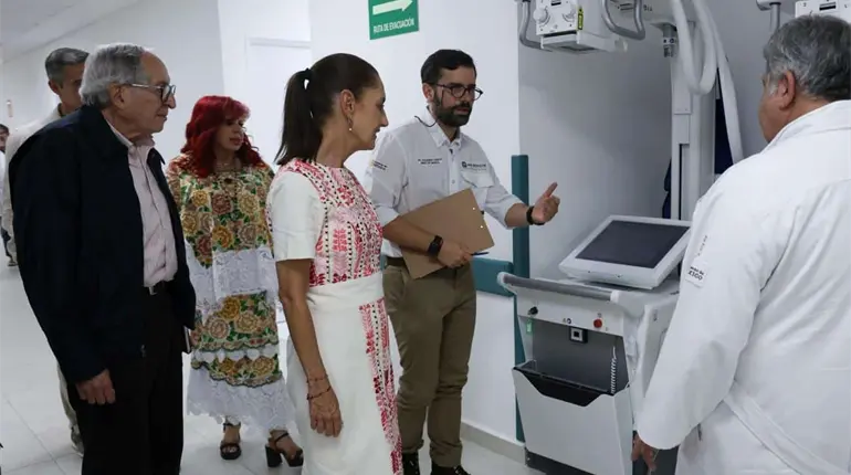 Desde Campeche, reconoce Sheinbaum deficiencias en el sistema de salud p&uacute;blica