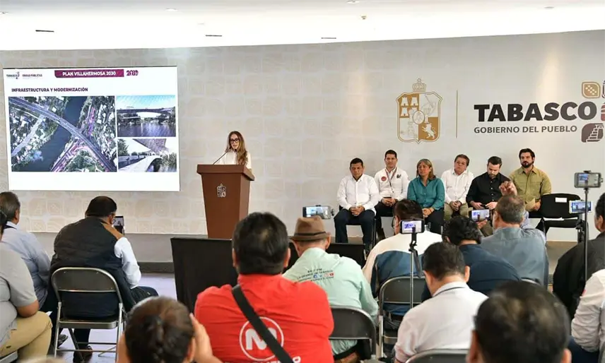 Primera fase del Plan Villahermosa 2030 lleva un avance del 6%: SOTOP