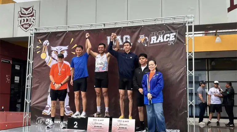 Cerca de 500 corredores formaron parte del Teco Race de 5 km, organizado por la UAG campus Tabasco