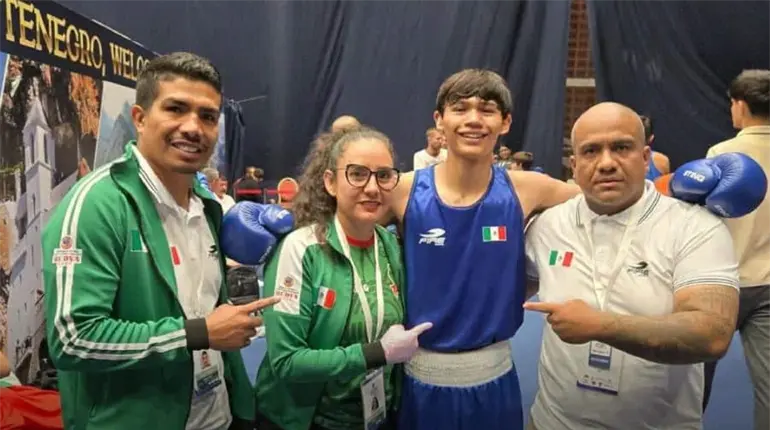 Josu&eacute; Zepeda avanza en el Mundial de Boxeo Sub-19 en Montenegro