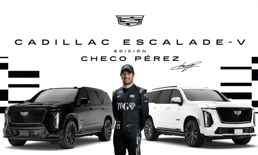Cadillac presenta su camioneta edición Sergio Pérez limitada y con un precio de más de 4 millones de pesos